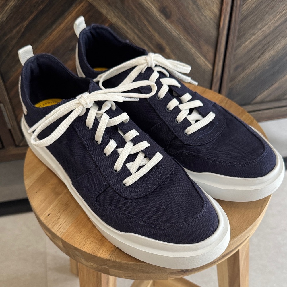 Cole Haan Grand 360 Women's Navy and White Casual Sneakers